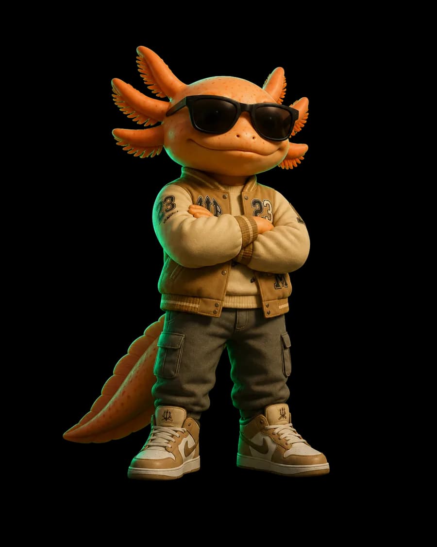 Ctrlito, la mascota de Ctrl + M®, con los brazos cruzados